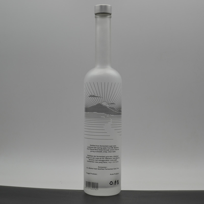 목걸이 재료 유리 주문 인쇄 얼음 스피릿 시로크 보드카 병 700ml 750ml