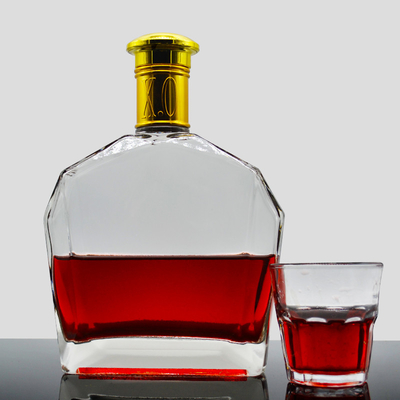 375ml 500ml 700ml 액스트라 플린트 유리 병 음료 브랜디 럼 테킬라 브랜드