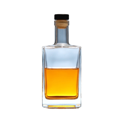 사용자 지정 로고 500ml 유리 위스키 병 보드카 진 과일 와인 데칼 산 병