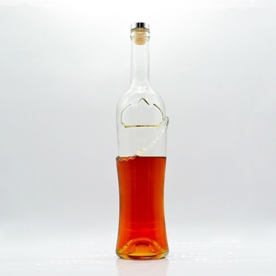 데칼 표면 처리 주문 제작 추가 플린트 위스키 병 500ml 700ml 750ml 및 1L