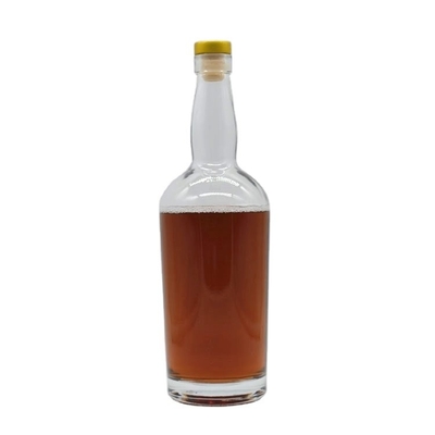 주문 디자인 75cl 위스키 병 0.75l 추가 플린트 코크 보드카 병 무료 샘플