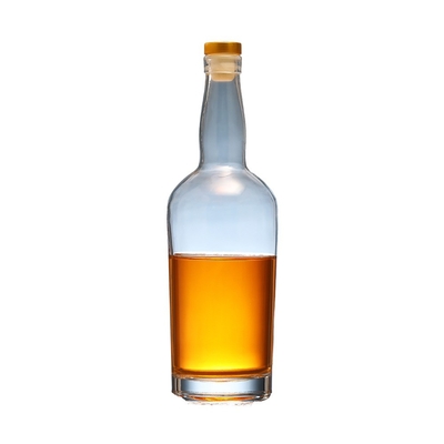 디칼 딥 프로세스 슈퍼 플린트 유리 750ml 유리 브랜디와 진 병 디자인