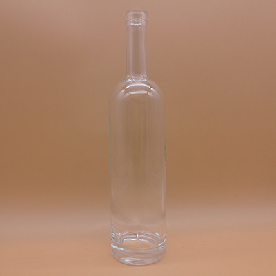 주문 디자인 75cl 위스키 병 0.75l 추가 플린트 코크 보드카 병 무료 샘플