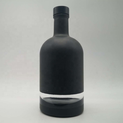 주문 디자인 75cl 위스키 병 0.75l 추가 플린트 코크 보드카 병 무료 샘플