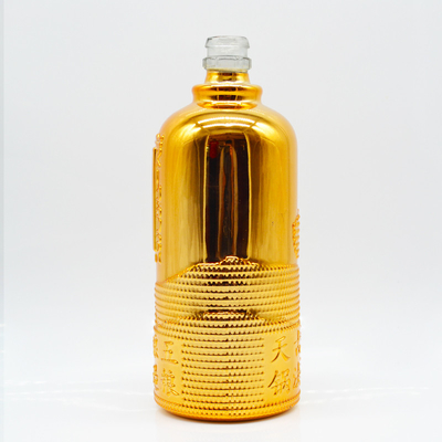 고 OEM / ODM 브랜디 위스키 음주 포장용 1000ml 선명한 유리 병