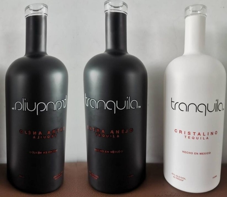 EXW 조건 크리스탈 유리 750ml 700ml 500ml 테킬라 진 와인 술 술 롬 보드카 위스키 유리 병