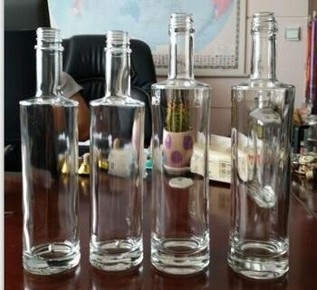 슈퍼 플린트 글래스 70cl 1리터 광 입 유리 병 음주 음료 투명 빈