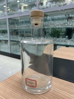 슈퍼 플린트 글래스 70cl 1리터 광 입 유리 병 음주 음료 투명 빈