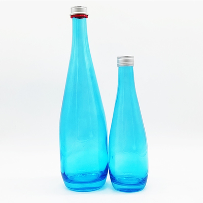 다른 알코올 음료 375ml 500ml 달 모양 얼음 유리 병 주문 테킬라