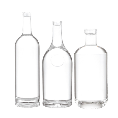 100Ml 375Ml 500Ml 700Ml 750Ml 에너지 음료용 맞춤형 맑은 유리 병