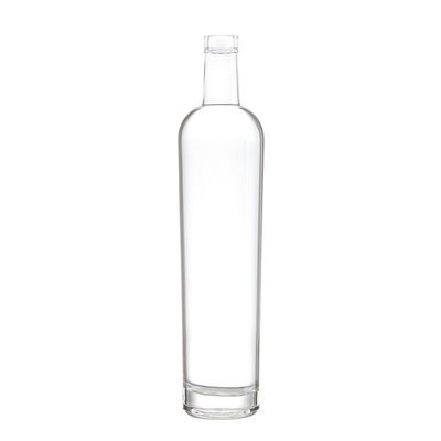 맑은 빈 술 750ml 유리 와인 병 700ml 슈퍼 플린트 유리 재료로 만들어졌습니다