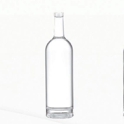 맑은 빈 술 750ml 유리 와인 병 700ml 슈퍼 플린트 유리 재료로 만들어졌습니다