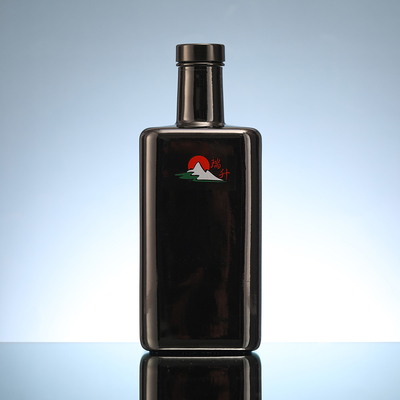 슈퍼 플린트 글래스 750ml 진 글래스 와인 병 코크 밀폐 유형