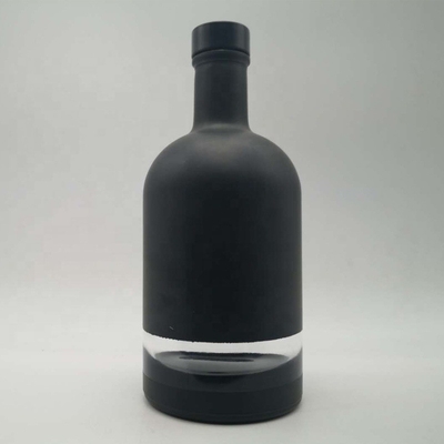 슈퍼 플린트 글래스 500ml 700ml 750ml 럼 보드카 위스키 술 진 병 유리 코크