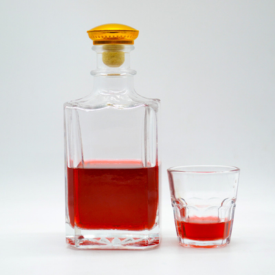 500ml 700ml 75cl 슈퍼 플린트 위스키 유리 병