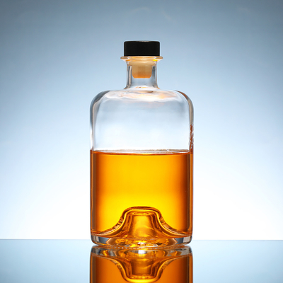 375ml 500ml 750ml 보드카 위스키 음주 병 코크로 만든 극히 흰색 재료