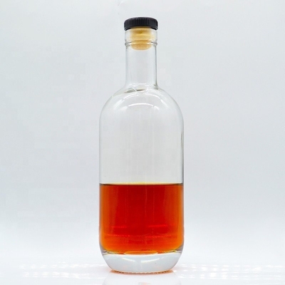 슈퍼 플린트 유리 코크 밀폐형 750ml 보드카 위스키 셰리 위스키 와인 유리 병