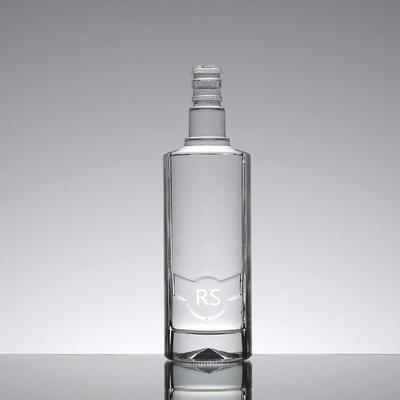 다른 깊은 공정 얼음 높은 플린트 유리 재료 브랜디 유리 병 750ml/1000ml/1L