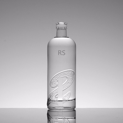 다른 깊은 공정 얼음 높은 플린트 유리 재료 브랜디 유리 병 750ml/1000ml/1L