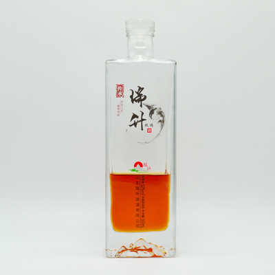 다른 음료 슈퍼 플린트 유리 병 블랙 레이블 위스키 위스키 750ml 코크 뚜?? 1l