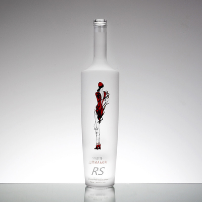 알코올 밀폐를 위한 750ml 선명한 유리 병