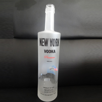 유리체 비어있는 실린더 스피릿 750ml 위스키 보드카 술 병 얼음 700ml 500ml