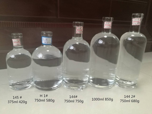 빈 위스키 알코올 정제 와인 진 유리 보드카 병 500ml 700ml 750ml CIF 조건