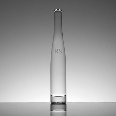 디칼 표면 처리 750ml 와인 리몬첼로 리커를위한 맑은 높은 유리 병