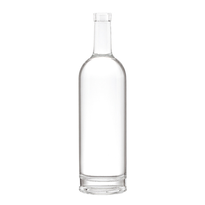 맞춤형 모양 크리스탈 화이트 100ml 200ml 250ml 냉동 유리 진 위스키 병