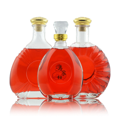 대량 음주 및 와인을 위한 디칼 유리 병 375ml 500ml 700ml 750ml 추가 플린트 빈