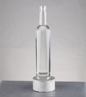 산업용 음료 250ml 500ml 750ml 플래트 위스키 병 나사 뚜?? 이 있는 유리