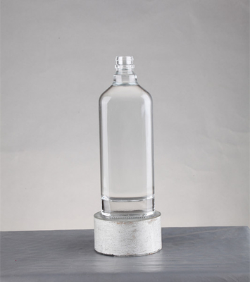 산업용 음료 250ml 500ml 750ml 플래트 위스키 병 나사 뚜?? 이 있는 유리