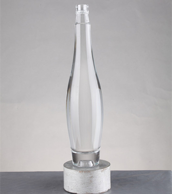 산업용 음료 250ml 500ml 750ml 플래트 위스키 병 나사 뚜?? 이 있는 유리