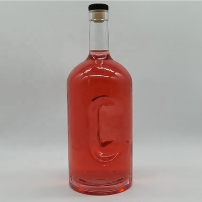 700ml 빈 매트 블랙 사각형 디자인 브랜디 알코올 보드카 진 병 무료 샘플