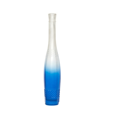700ml 빈 매트 블랙 사각형 디자인 브랜디 알코올 보드카 진 병 무료 샘플