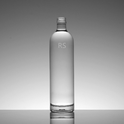 크리스탈 화이트 500ml 700ml 750ml 슈퍼 플린트 유리 빈 럼 맑은 술 병 디자이너