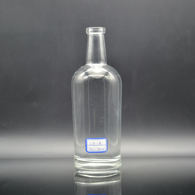 슈퍼 플린트 유리 재료 위스키 요구 사항에 대한 750ml 유리 병