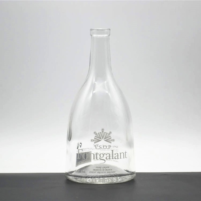 슈퍼 플린트 유리 재료 위스키 요구 사항에 대한 750ml 유리 병