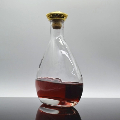 슈퍼 플린트 유리 재료 위스키 요구 사항에 대한 750ml 유리 병