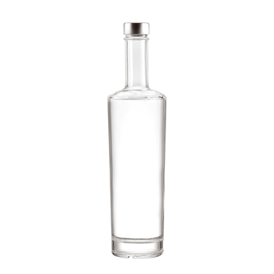 맞춤형 모양 슈퍼 플린트 유리 목걸이 250ml 뜨거운 소스 500ml 보드카 700ml 유리 음주 병