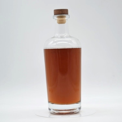 기본 판매 750ml 유리 위스키 병 스크린 프린팅 표면 취급