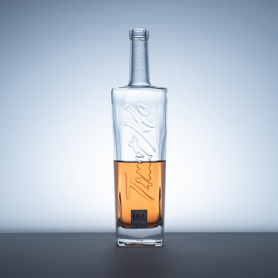 1 리터 위스키 유리 보드카 병 빈 스피릿 병 375ml 500ml 750ml 코크 뚜??