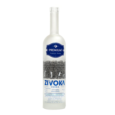 산업용 음료 500ml 750ml 1 리터 유리 병 술 와인 보드카 스피릿