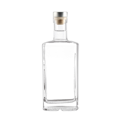 500ml 700ml 750ml 광물용 물용 슈퍼 플린트 유리 재료의 광물용 물용 물 500ml 750ml 광장용 보드카 병