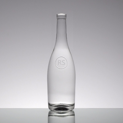 750ml 광장 브랜디 XO 플린트 리코어 250ml 병 냉동 럼 375ml 샴페인 유리 실린더 병 코크