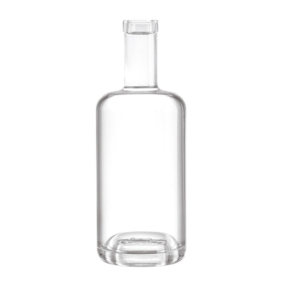 500ml 700ml 750ml 광물용 물용 슈퍼 플린트 유리 재료의 광물용 물용 물 500ml 750ml 광장용 보드카 병