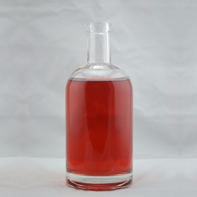 750ml 광장 브랜디 XO 플린트 리코어 250ml 병 냉동 럼 375ml 샴페인 유리 실린더 병 코크