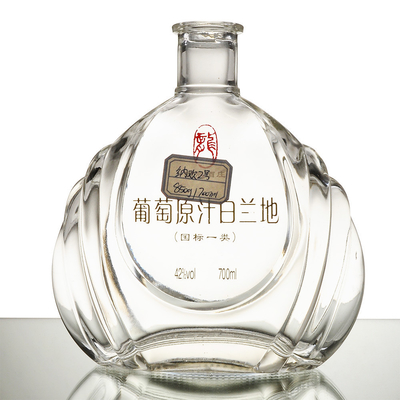700ml 750ml 브랜디 스피릿 유리 병 디칼/ 스크린 프린팅/ 페인트/ 얼음
