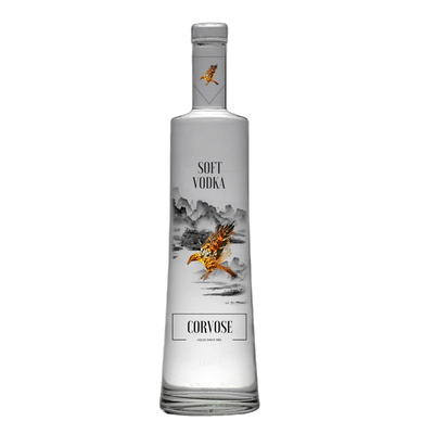 375ml 500ml 700ml 음료 VODKA 식기 기름 진 음료용 전압 된 유리 병