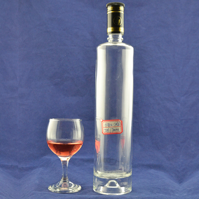 목걸이 재료 슈퍼 플린트 재료 700ml 빈 맑은 알코올 럼 위스키 스피릿 보드카 술 유리 병